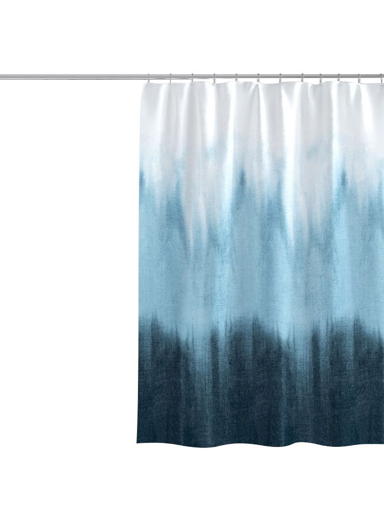 Gradient Print Waterproof Mildewproof Polyester Shower Curtains  - Image 3
