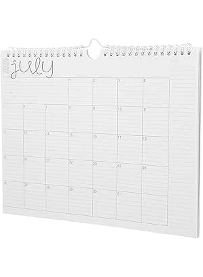 2026 Hanging Wall Calendar 12 Month Spiral Bound Whiteboard Planner - Image 1
