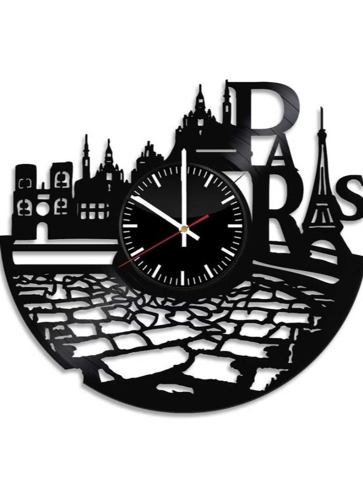 Dreamzon Jazz Clock Vintage Music acrylic wall Clock Saxophonist Clock