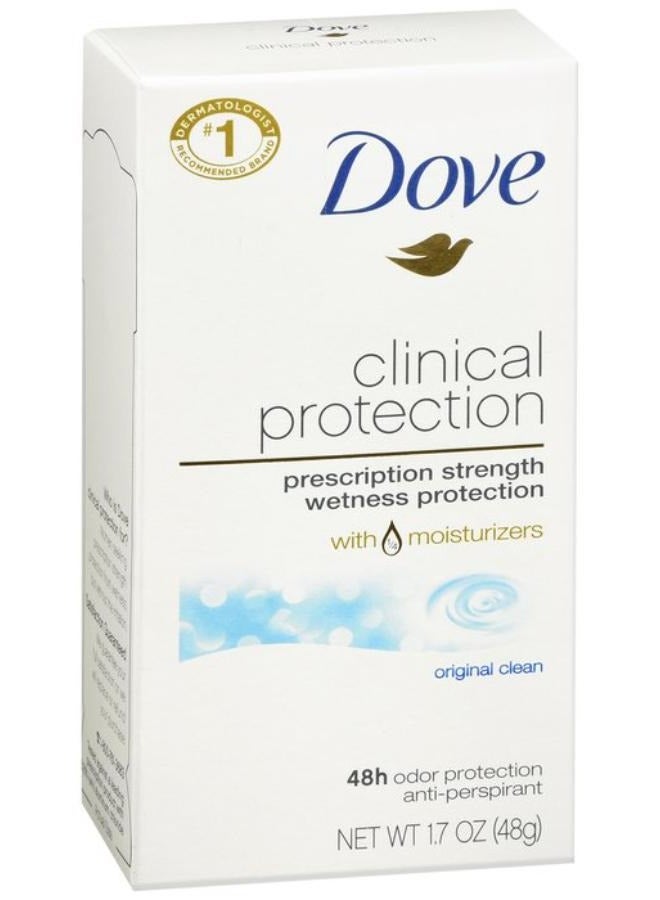 دوف مزيل العرق المضاد للتعرق كلينيكال بروتكشن الأصلي النظيف 48 جرام - Image 1