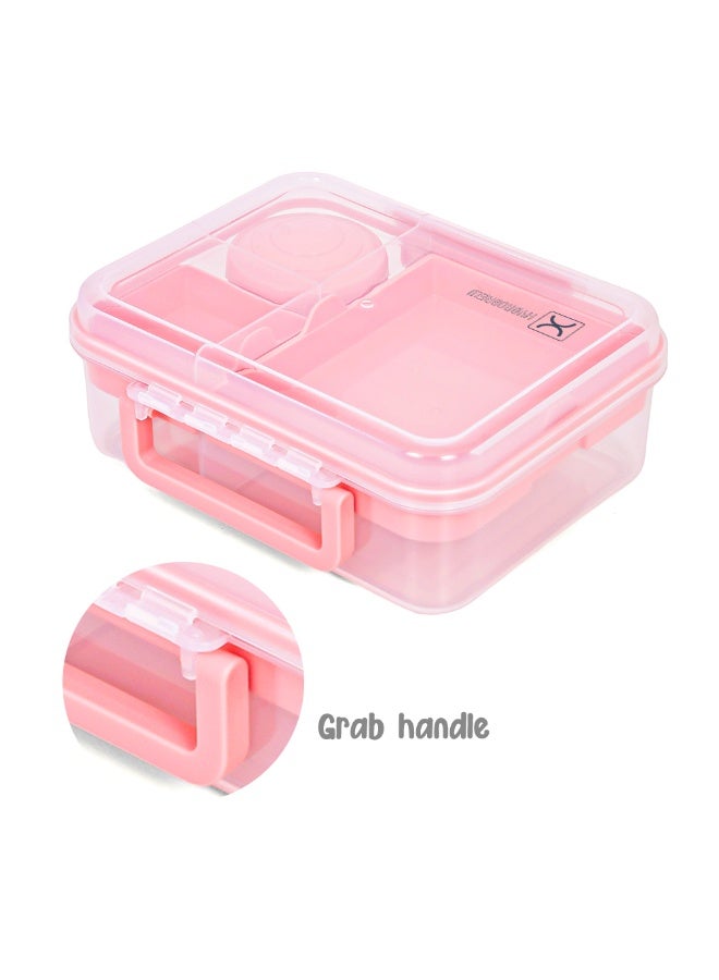 Hydrobrew Personalized 3/4/5 Convertible 1650ml Bento Lunch Box - Blush Pink - Image 5