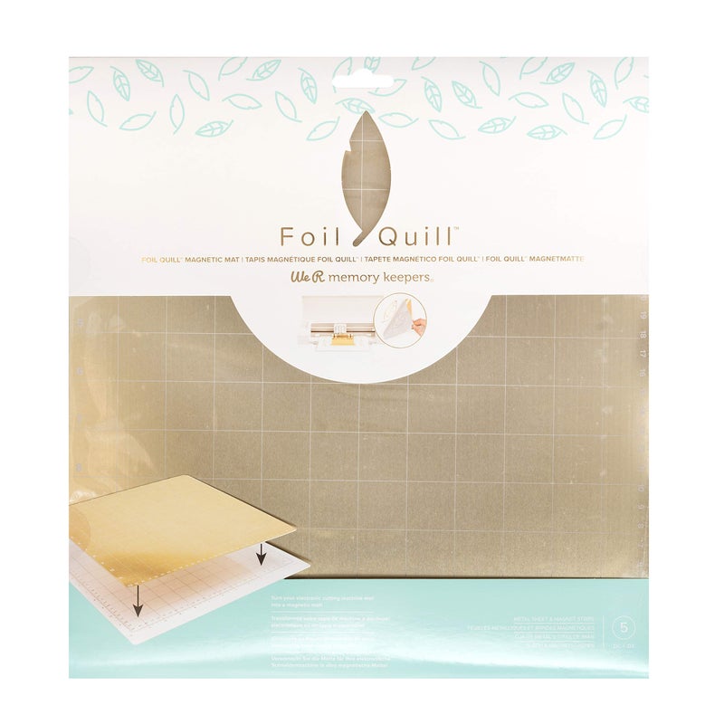 We R Memory Keepers Foil Quill 12x12 Magnetic Mat Make Custom DIY Designs for Scrapbooking Journaling Card Making Printmaking Crafting Art and More
