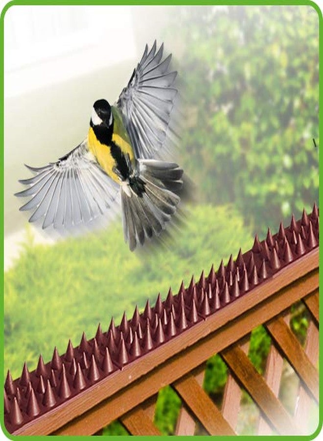 De-Bird: Defender Spikes, Cat and Bird Deterrent - Outdoor Pest Defender to Keep Off Pigeon, Squirrel, Woodpecker & More, Plastic Deterrent Anti Theft Climb Strips - 12pk [12 Foot] - Image 4