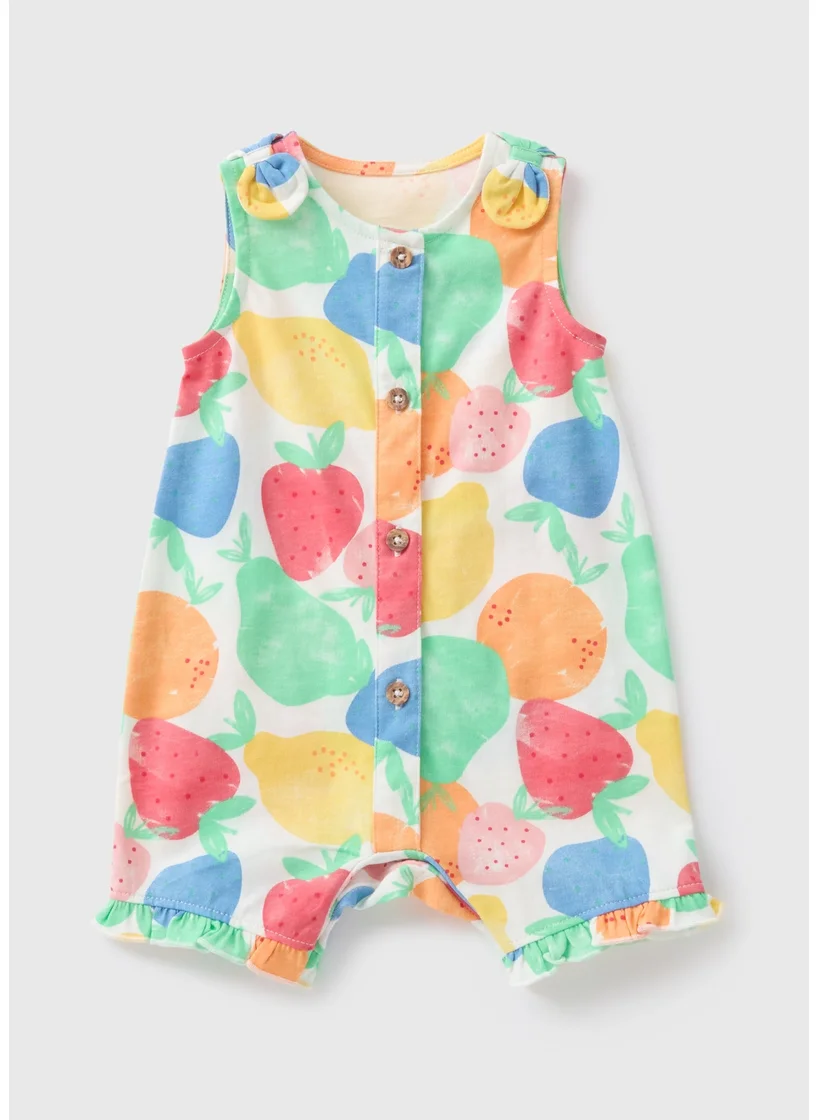 Matalan Baby Multicolour Fruit Romper