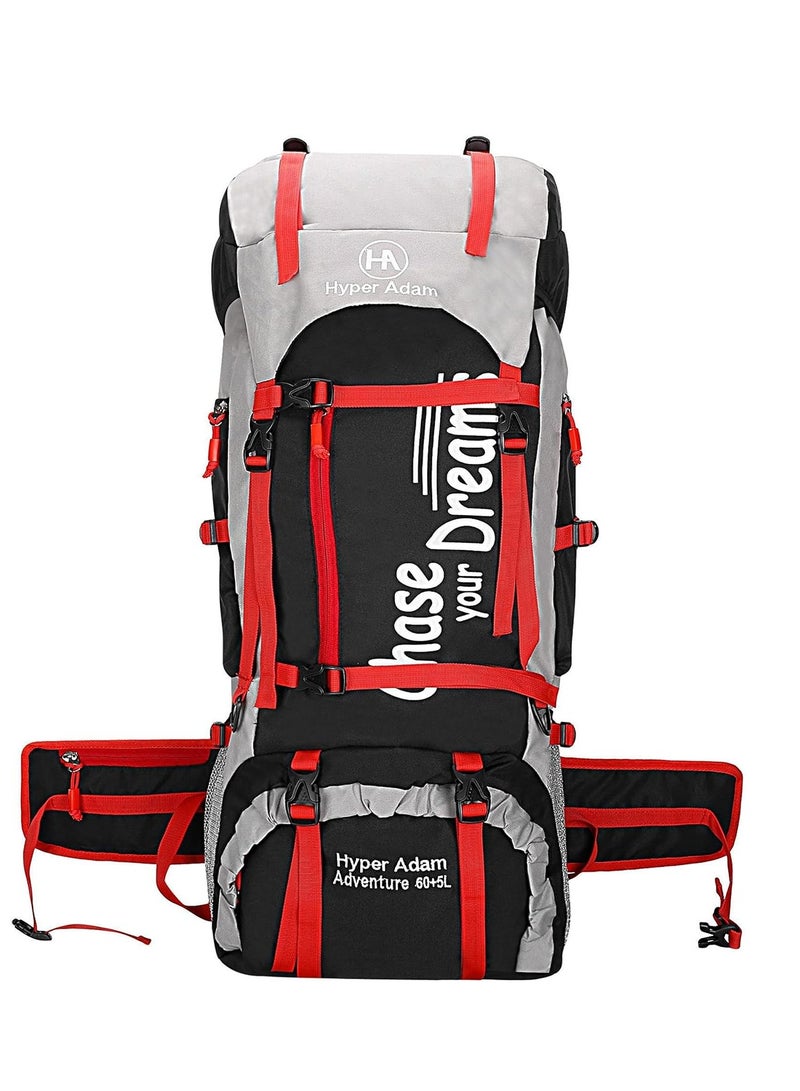 Hyper Adam 65 LTR Rucksack For Trekking & Travel Backpack for Outdoor Sport Hiking Trekking Bag Camping Rucksack | T312 - Image 1