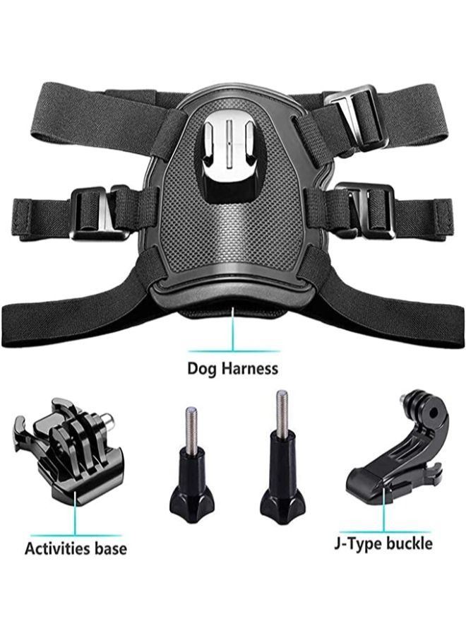 Generic Action Camera Dog Harness Mount Adjustable for GoPro Hero 7 6 5 4 Xiaoyi Sports Cam Chest Strap Holder  - Image 2