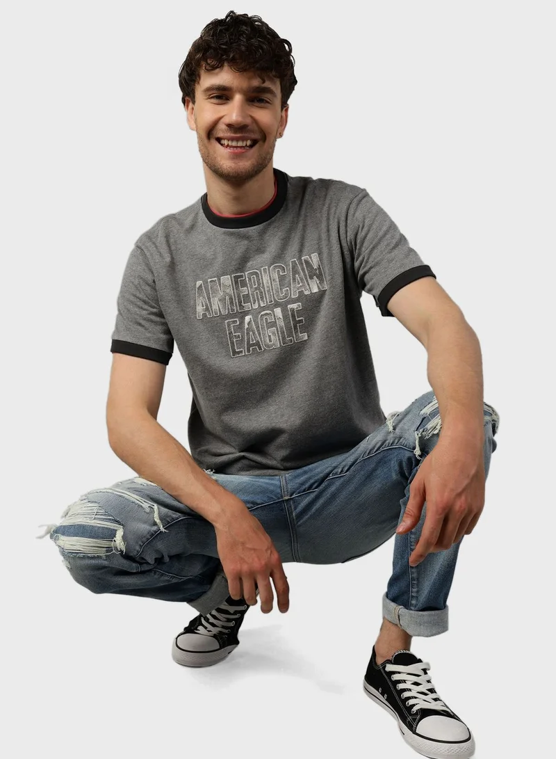American Eagle Graphic Crew Neck T-Shirt