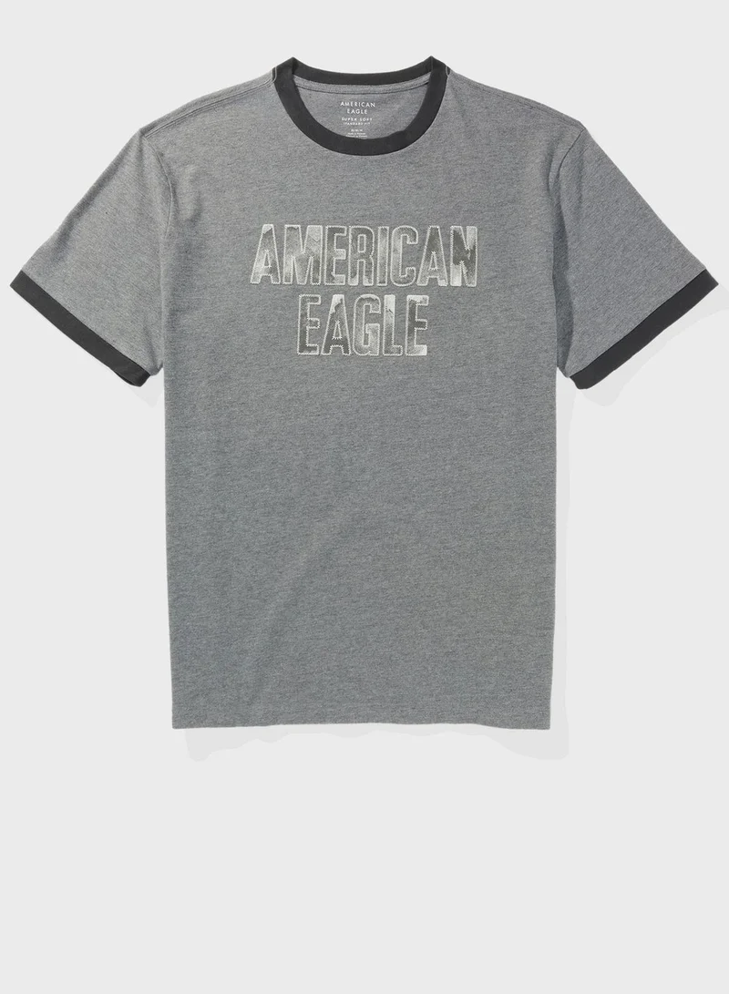 American Eagle Graphic Crew Neck T-Shirt