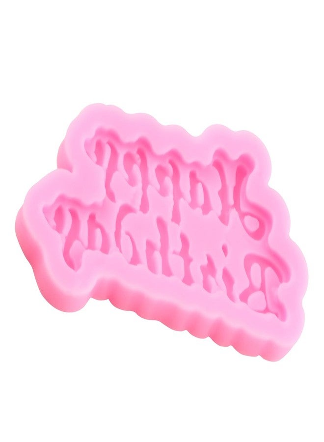 RFGHAC Happy Birthday Silicone Mold Birthday Alphabet Fondant Chocolate Molds for Cake Decorating Cupcake Topper Candy Chocolate Sugar Gum Paste Polymer Clay Set of 2 - Image 5