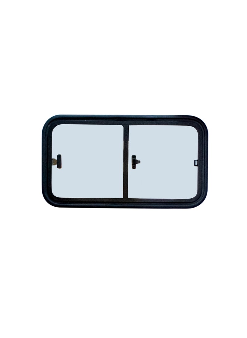 ABRONN - Ambulance Sliding Window – Glass Window for Ambulance, Camper, Motorhome, and Horse Box, Durable, Easy-to-Install, Smooth Sliding Mechanism, Aluminum Frame, Customizable Size - Image 1