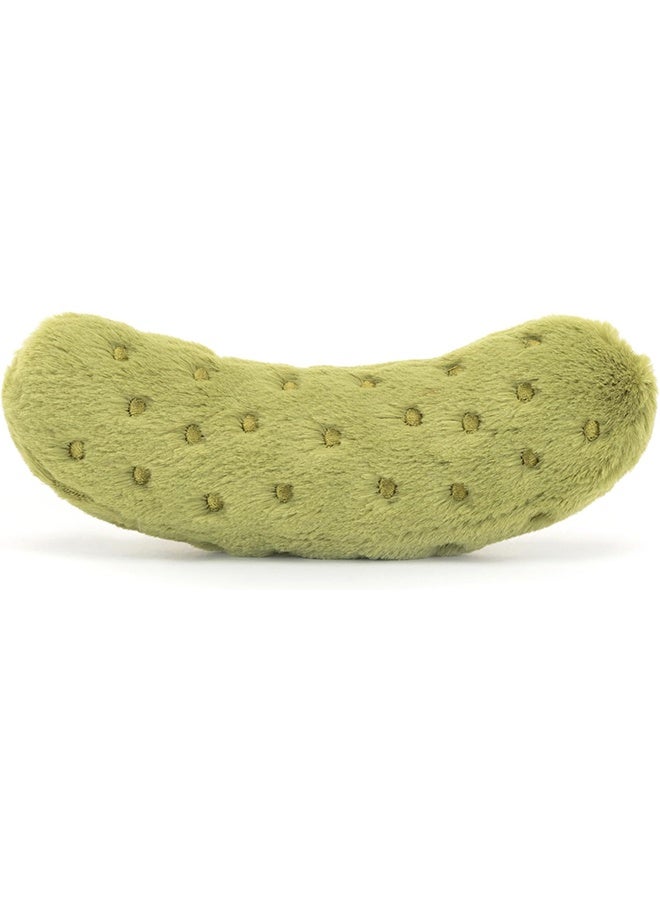 Jellycat Amuseables Pickle Stuffed Toy, 6 inches - Vegetable Plush - Fun Gift Idea - Image 3