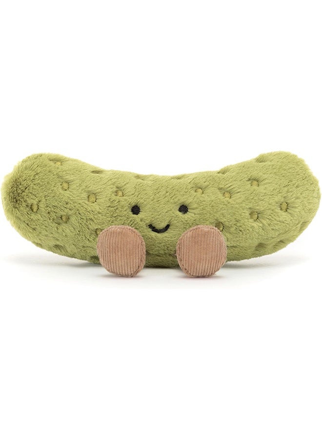 Jellycat Amuseables Pickle Stuffed Toy, 6 inches - Vegetable Plush - Fun Gift Idea - Image 5
