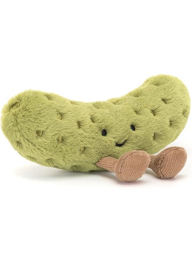 Jellycat Amuseables Pickle Stuffed Toy, 6 inches - Vegetable Plush - Fun Gift Idea - Image 4