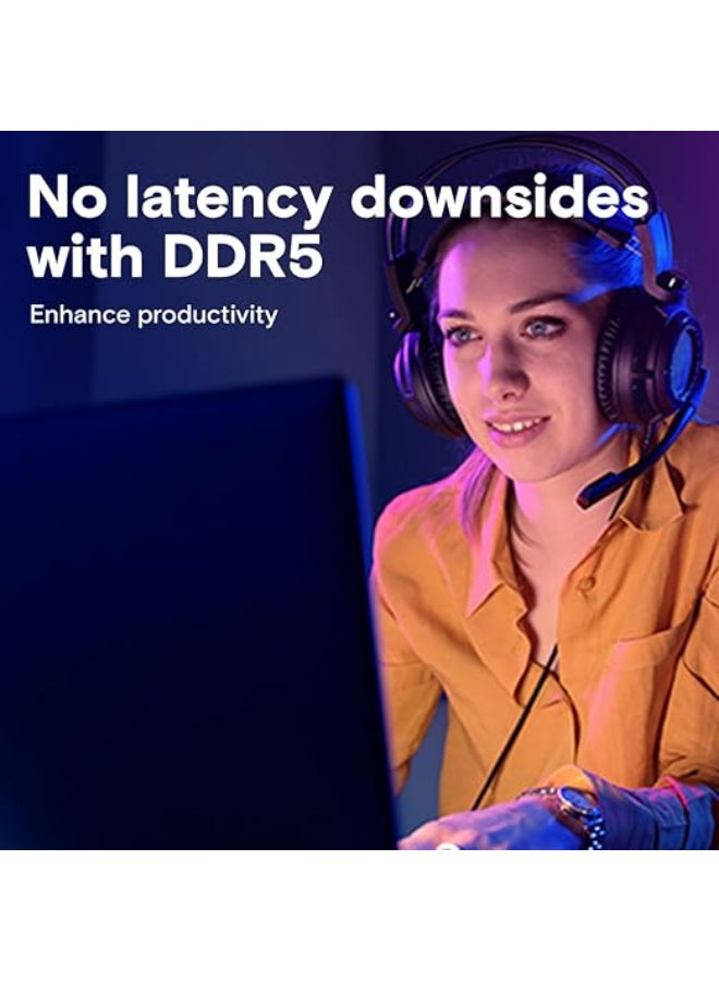 كروشيال ذاكرة RAM 8GB DDR5 5600MT/s (أو 5200MT/s أو 4800MT/s) للكمبيوتر المحمول CT8G56C46S5 - Image 4