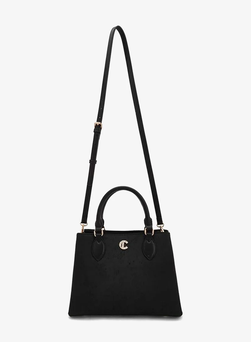 Le Confort Tote In Metallic Jacquard Matchback Ramadan Collections