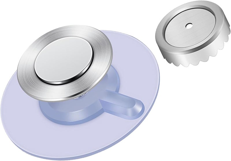 Stainless Steel Magnetic Dish Mounted Saver for Bathroom Kitchen, Easy to Install, Magnetic Holder for of Soaps, Toilet Bathroom Kitchen (Sticker Type) - Image 2