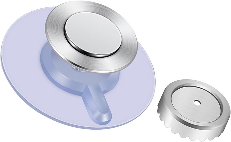 Stainless Steel Magnetic Dish Mounted Saver for Bathroom Kitchen, Easy to Install, Magnetic Holder for of Soaps, Toilet Bathroom Kitchen (Sticker Type) - Image 3