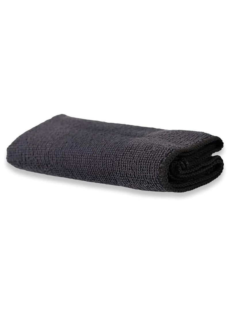 Abena ENA Living Black Microfibre Cloth, Efficient Dusters For Cleaning, Uses Less Water & Chemicals, Picks Up More Dirt, Ideal For Car Cleaning, Window Cleaner, Durable & Effective Dusters For Cleaning - Image 1