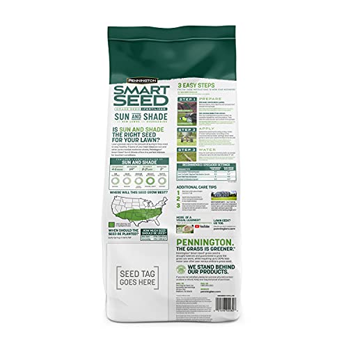 Pennington Smart Seed Sun and Shade Tall Fescue Grass Seed Mix for Southern Lawns 7 lb - Image 2