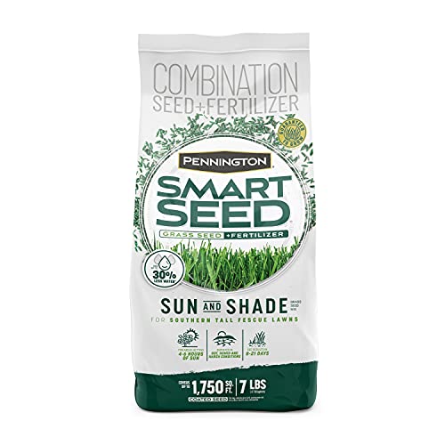 Pennington Smart Seed Sun and Shade Tall Fescue Grass Seed Mix for Southern Lawns 7 lb - Image 1
