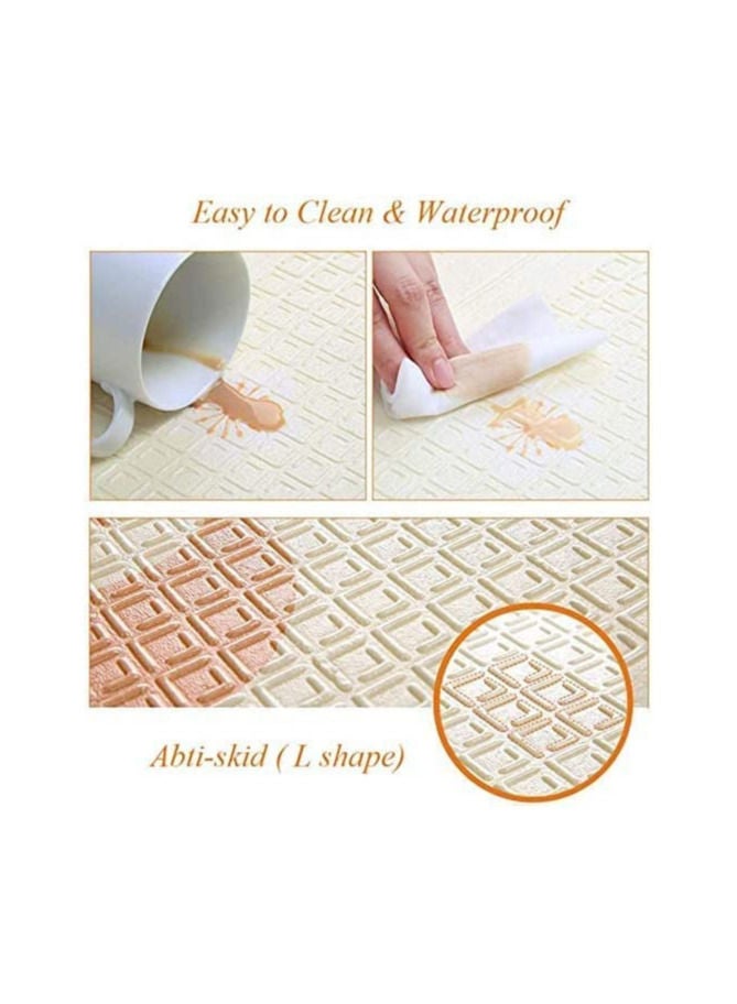 DeloPik Foldable Baby Play Mat, Waterproof Foam Floor Baby Crawling Mat, Portable Baby Playmat for Infants, Toddler, Kids, Indoor Outdoor Use - Image 2