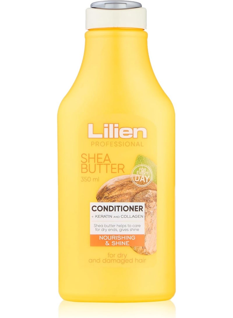 Lilien Shea Butter Conditioner for Dry and Damaged Hair 350 ml - Image 1