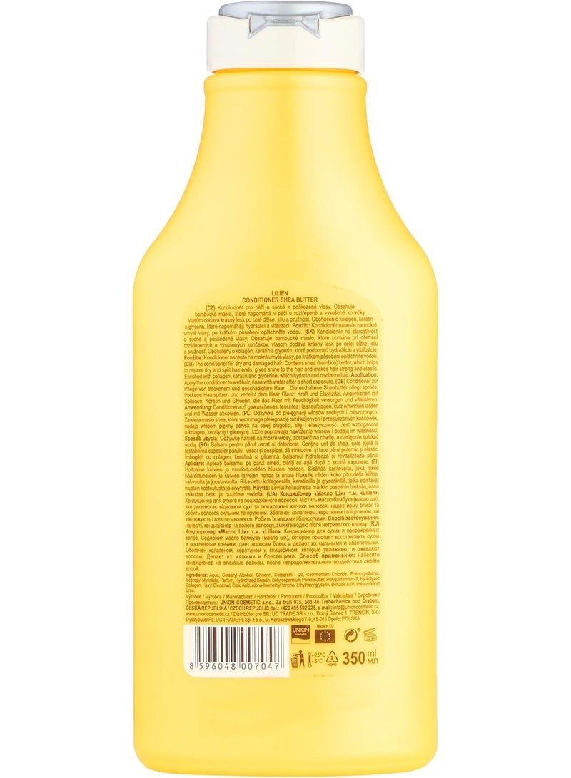 Lilien Shea Butter Conditioner for Dry and Damaged Hair 350 ml - Image 2
