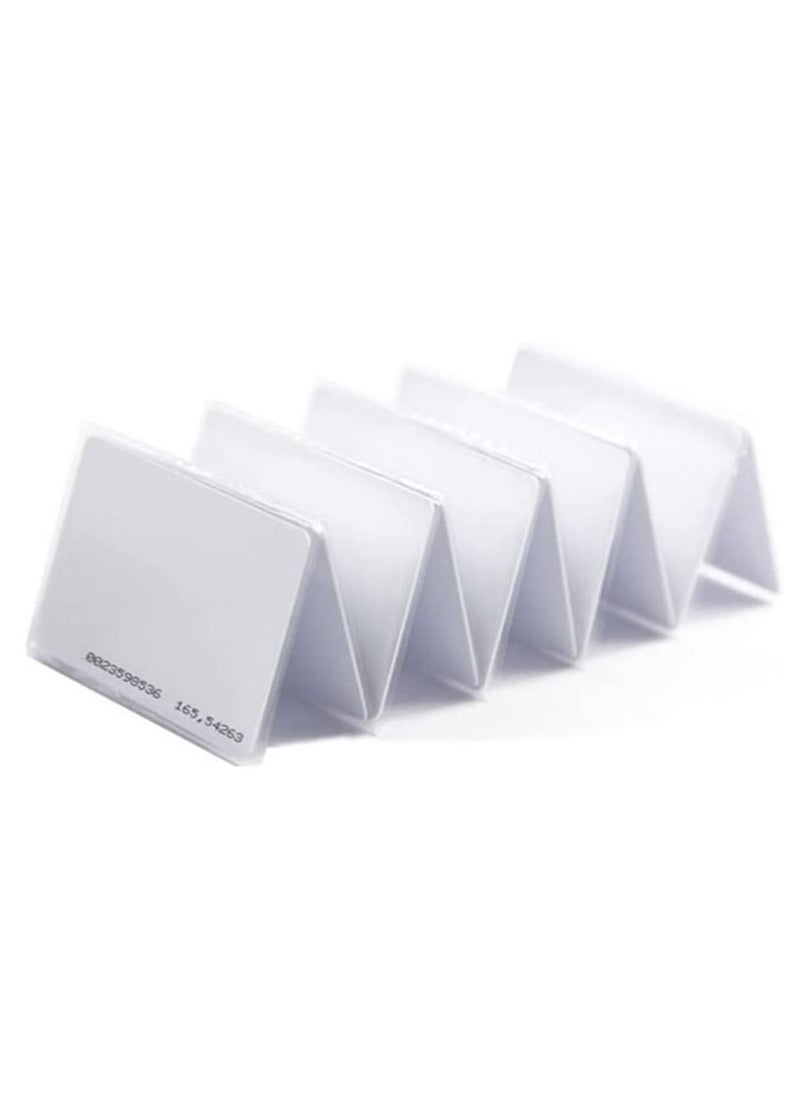 Rubik 125Khz RFID Cards Fixed Unique Number Printable PVC ID Cards, Non-Writeable Proximity Smart Cards For Time Attendance Access Control Parking (50 Cards)  - Image 1