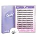 GAQQI Lash Clusters Eyelash Clusters 120PCS D Curve Individual Lashes Wispy Cluster Eyelash Extension 10mm Only Natural Looking Cluster Lashes GQ03 D Curve 10mm - Image 2