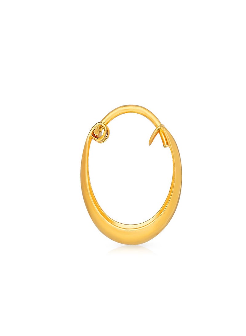 Malabar Gold and Diamonds أقراط هووب وبالي ستايل لا نهائية من الذهب عيار 22 قيراط 916 للنساء ERNOB14283 - Image 2
