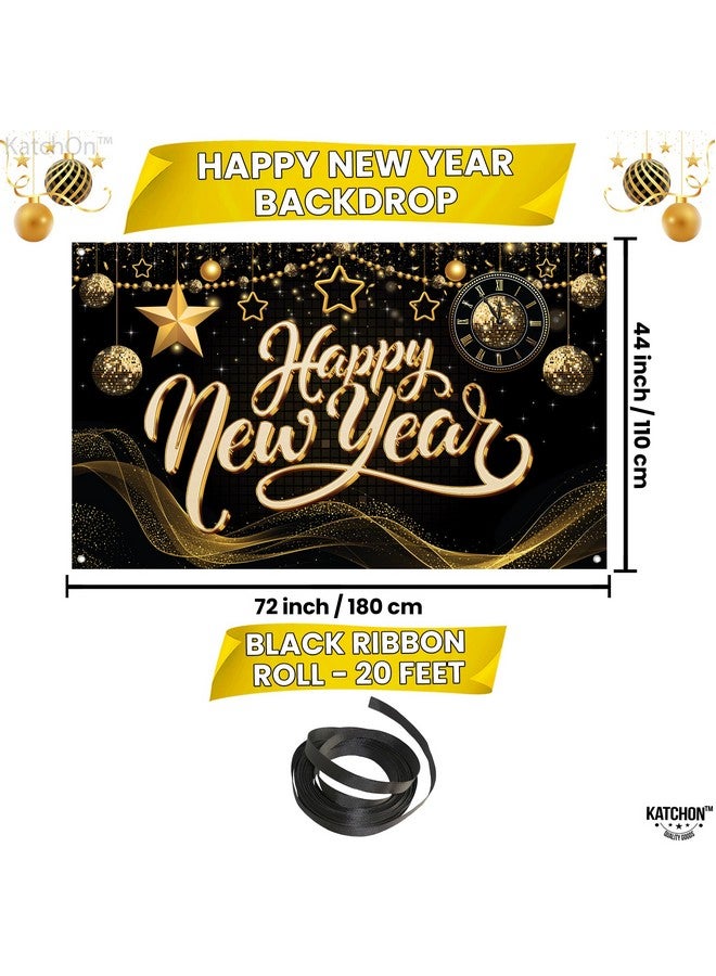 KatchOn NYE Party Supplies - 48pc | 72x44in Banner & Photo Booth Props - decorations 2025 - Image 3
