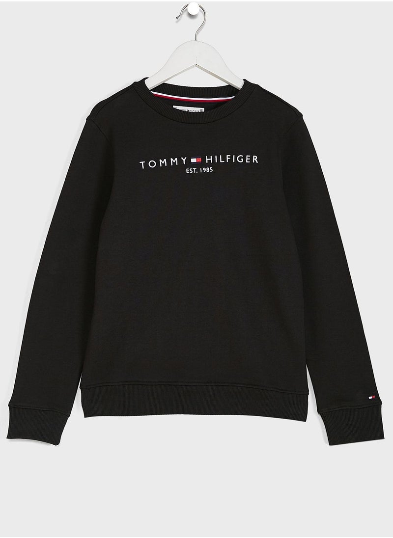 TOMMY HILFIGER Youth Logo Sweatshirt  - Image 1