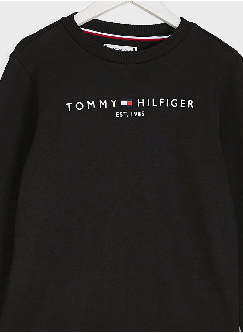 TOMMY HILFIGER Youth Logo Sweatshirt  - Image 3