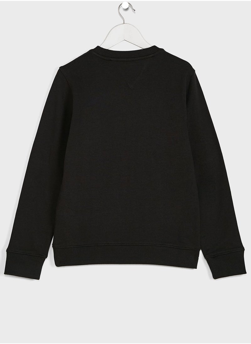 TOMMY HILFIGER Youth Logo Sweatshirt  - Image 2
