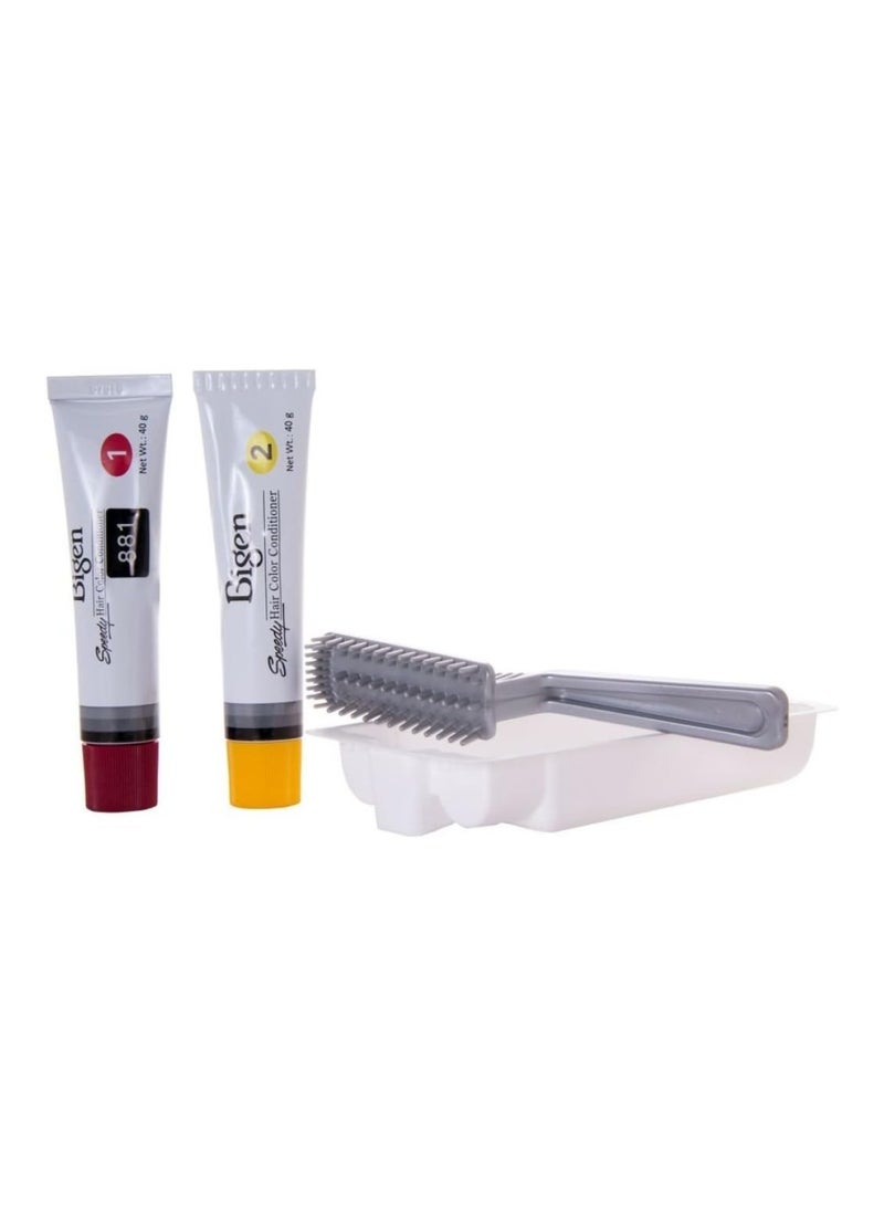 Bigen Speedy Hair Color, Natural Black 881 (40Gx2 Pc Combo Pack) - Image 2