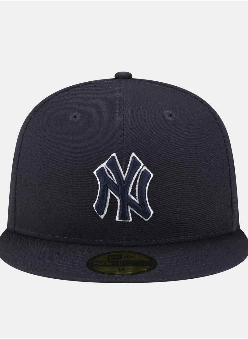 NEW ERA Men's Team Outline 59FIFTY New York Yankees Cap