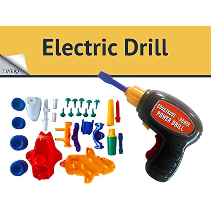 TAKE A PART CAR ASSEMBLE TOY WITH ELECTRIC DRILL & TOOLS. STEM EDUCATION RACING CAR FOR KIDS EDUCATIONAL TOYS - Image 5