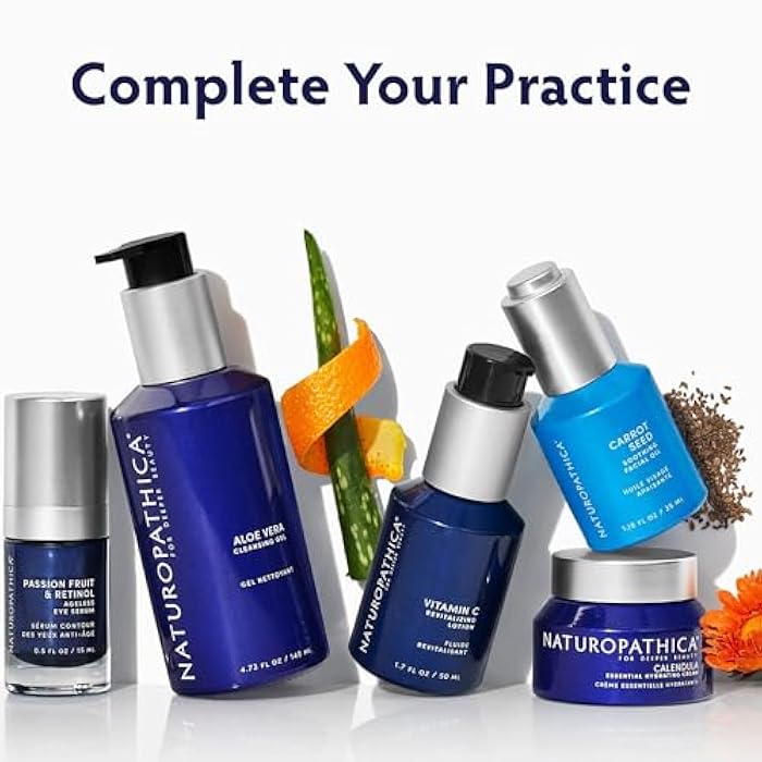 Naturopathica Carrot Seed Soothing Facial Oil, Rejuvenating Face Oil to Help Prevent Redness & Protect Skin, Hydrating Antioxidant Oil for Face, 1.18 fl oz - Image 5