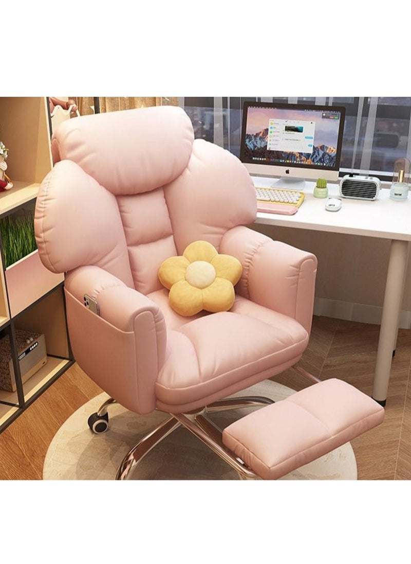 Arabest Computer Chair, Home Sedentary Electric Competition Chair, Rotating Backrest Single Person Sofa, Boss Chair, Lazy Office Chair  - Image 1