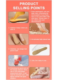 Hodaf 5 Pairs of Women's Foot Warming Insoles - Long-Lasting Safe Natural Odorless Air-Activated Insole Warmers - Heated for Up to 8 Hours  - Image 4