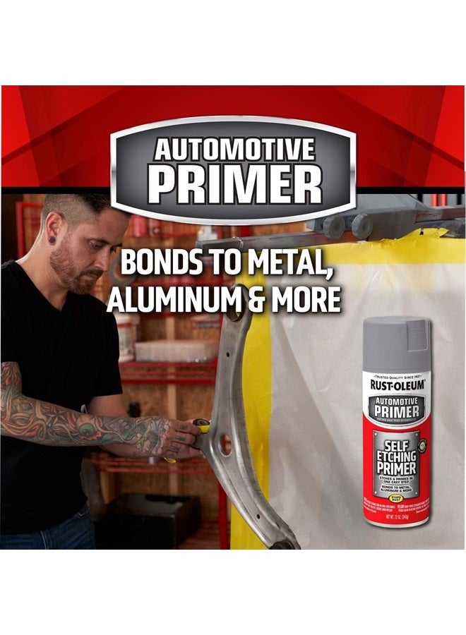 RUST-OLEUM 249322 Automotive Self Etching Primer Spray Paint, 12 oz, Dark Green - Image 4