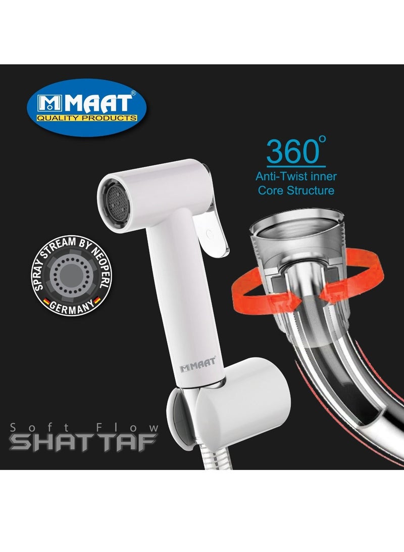 MAAT Soft Flow Shattaf Set with Hose and Holder - Chrome - Image 2