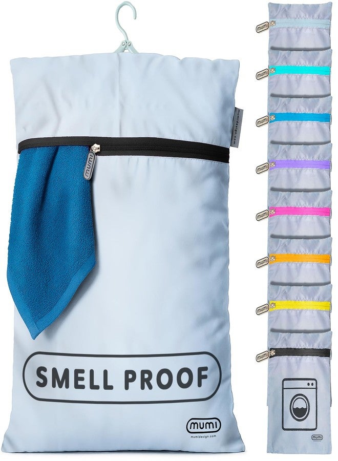 mumi Travel Laundry Bag, Moisture and Smell-Proof, Wash Bags Separate Laundry from Clean Clothes, with Folding Hanger and Outer Bag. - Image 1