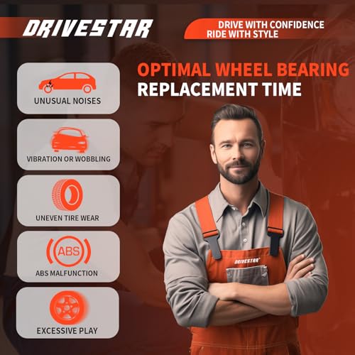 DRIVESTAR مجموعة محور العجلة والمحمل الخلفي DRIVESTAR 512332 للجهة اليسرى/اليمنى تناسب كرايسلر 200 2011-14/سيبرينغ 2007-10، لدودج كاليبر 07-12/أفينجر 2008-14، لجيب باتريوت 07-17/كومباس 07-17 - Image 5