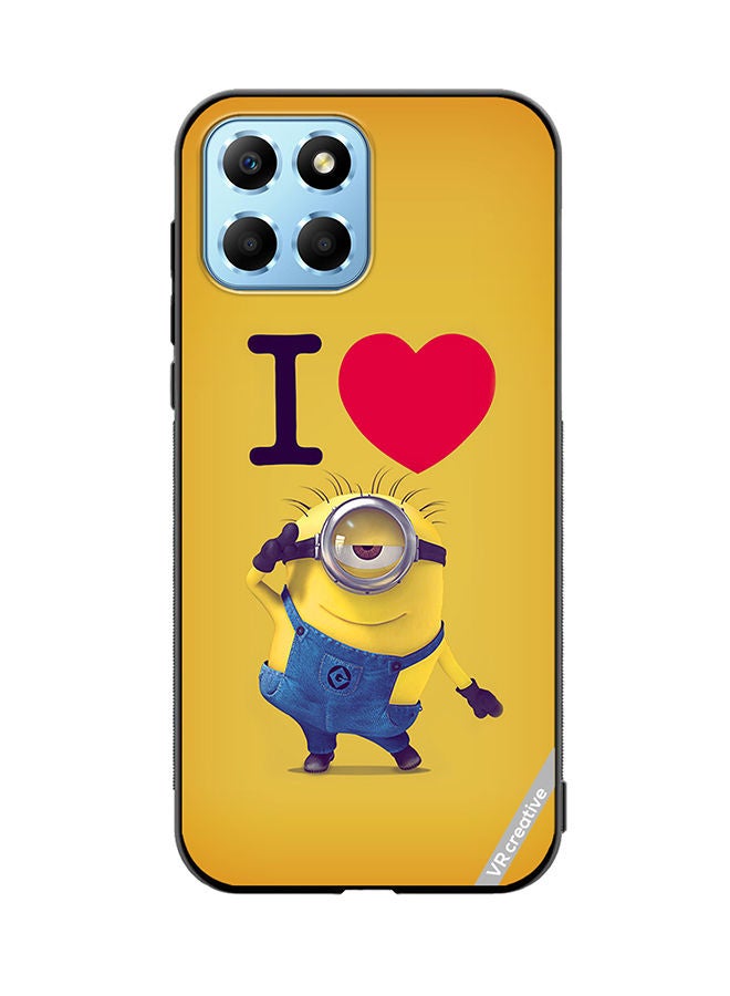 VR CREATIVE Protective Case Cover For Honor X8 5G Minions Design Multicolour - Image 1