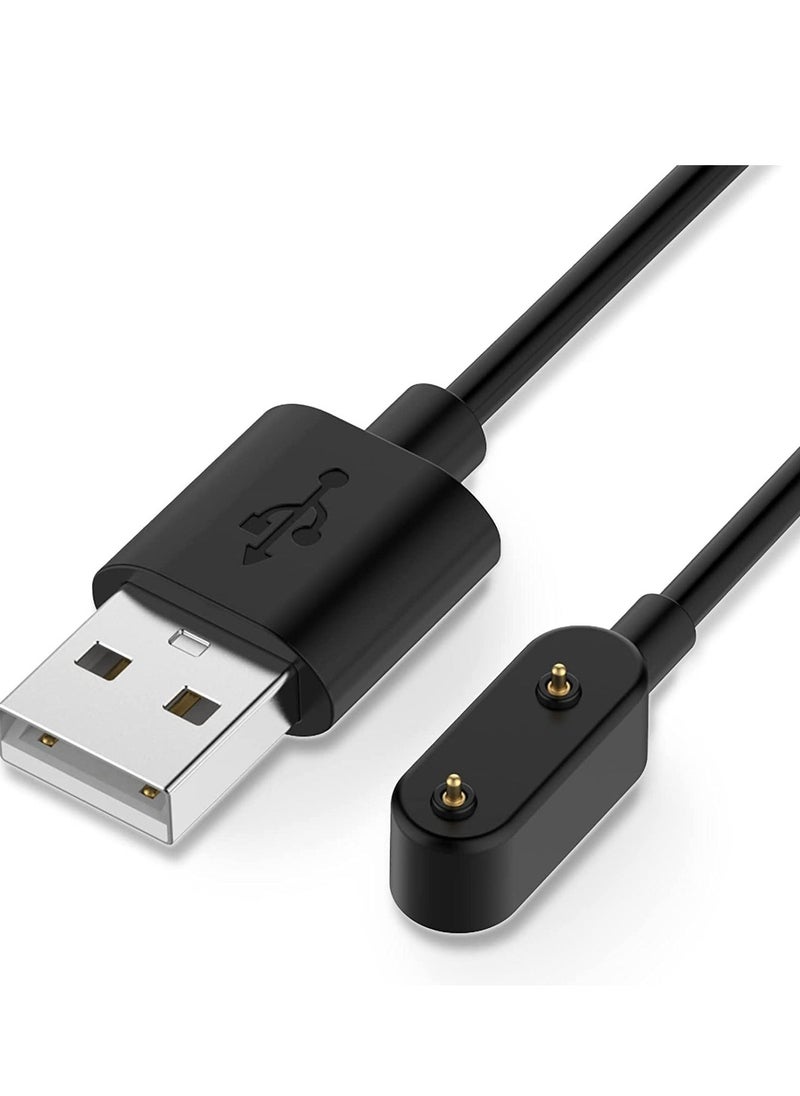 ELTRAZONE Charger Compatible with Huawei Watch Fit, USB Charging Cable Cord Base Dock Charger Adapter Stand For Huawei Band 6 smartwatch (Black) - Image 1