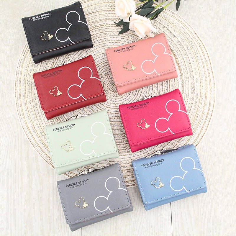 New Girls Wallet Casual Cute Student Coin Purse Handbag Korean Style Women'S Short Wallet 70% Off Coin Bag - Image 3