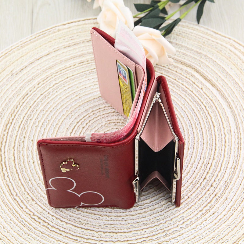 New Girls Wallet Casual Cute Student Coin Purse Handbag Korean Style Women'S Short Wallet 70% Off Coin Bag - Image 4