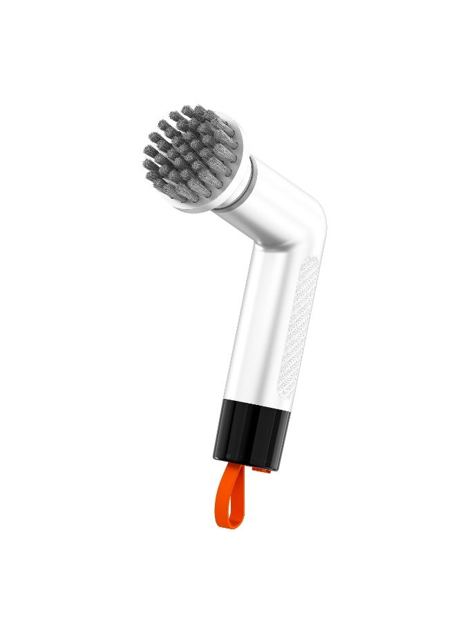 porodo MiniSpin Electric Cleaning Brush with Multi Head Attachments & Dual Speed Cleaning / Smart Power Display / Rotating Deep Cleaner- White - Image 1