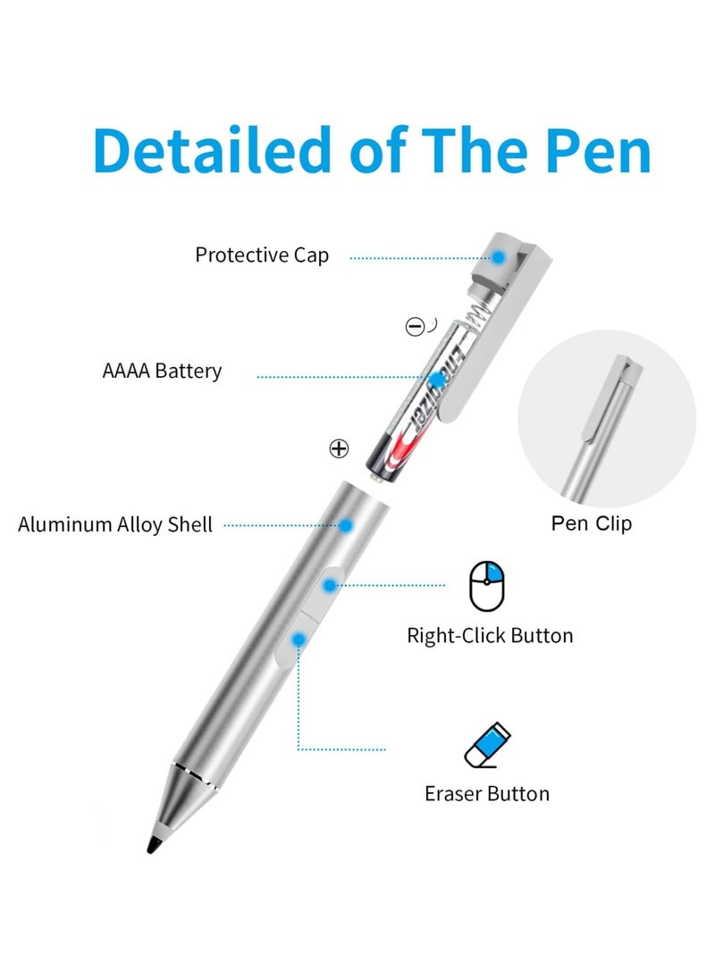 erorex Pen G2 for HP Elite x2 1013 G3, for HP EliteBook x360 G2/G3/G4, for HP ProBook G1/G2, for Lenovo Touchscreen Laptop, for Lenovo ThinkPad x1 Yoga Miix IdeaPad Flex 5/6  - Image 2